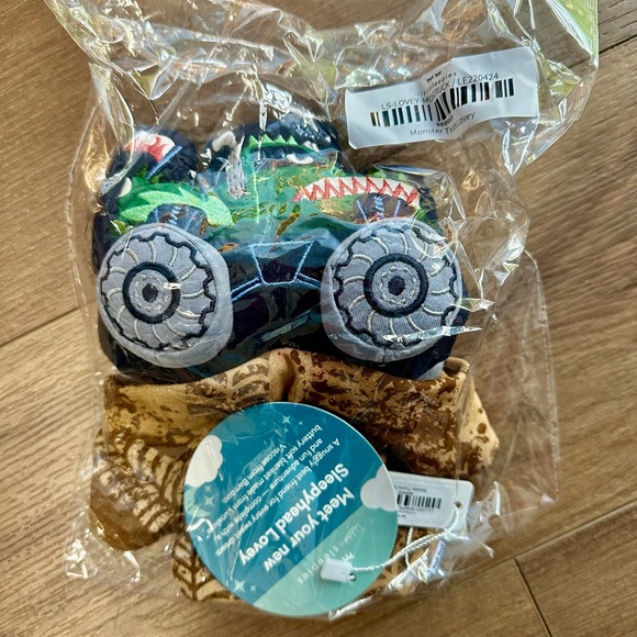 NWT Little Sleepies Monster Truck Lovey - Picture 2 of 3